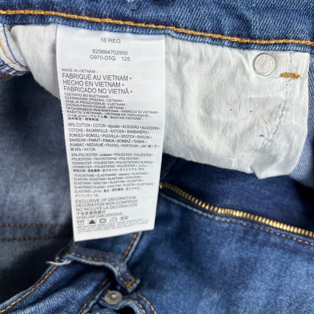 Levi's 726 Flare Bootcut Jeans Women 16/27X28 1/2 Blue High Rise dark wash - Picture 3 of 11